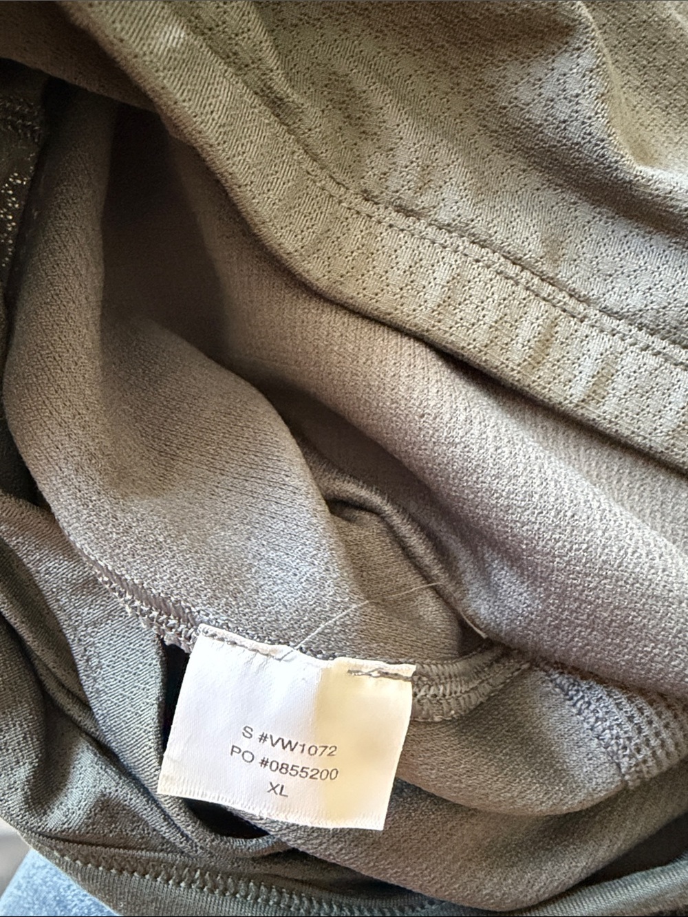 Vuori Charcoal Gray Waffle Knit Cami size XL - Picture 4 of 4